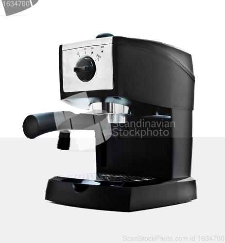 Image of black espresso machine