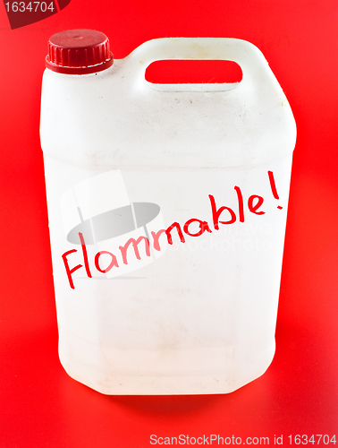 Image of flammable canister