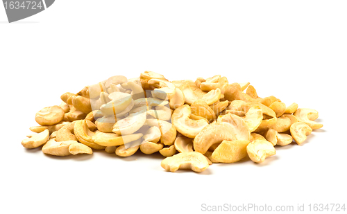 Image of handful of cashew nuts