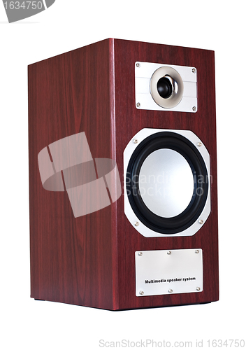 Image of brown speaker system