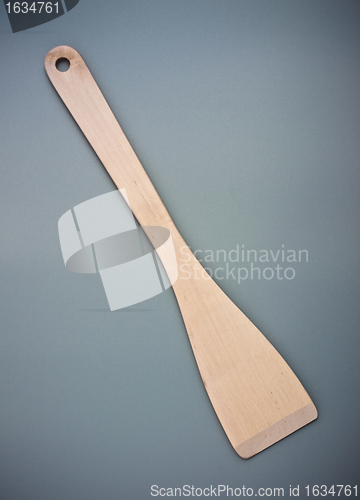 Image of wooden kitchen spatula