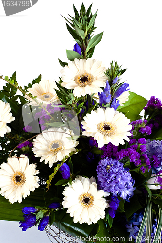 Image of white gerbera bouquet