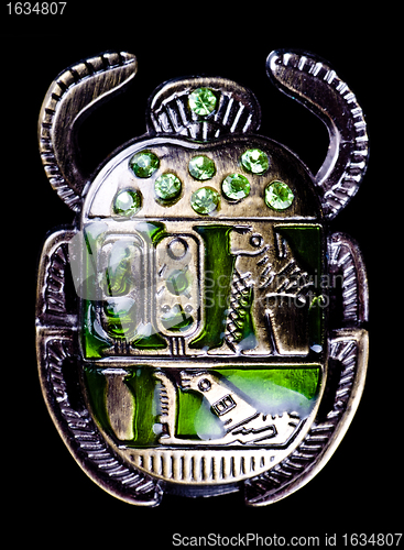 Image of scarab with gems