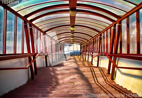 Image of staircase leading down