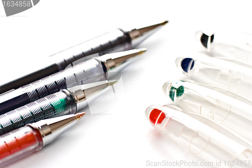 Image of colored pen set