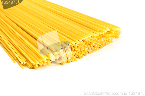 Image of spaghetti isolated on white