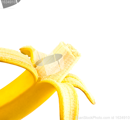 Image of peeled banana