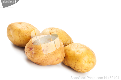 Image of yellow potatoes in peel