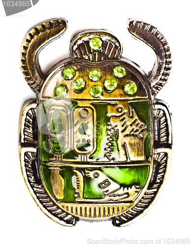 Image of scarab with gems