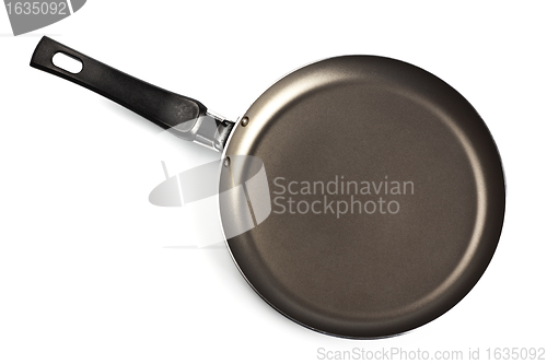 Image of black frying pan top view