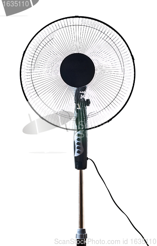 Image of black office fan