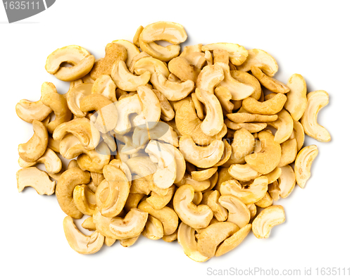 Image of handful of cashew nuts