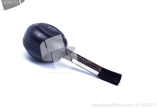 Image of black brush for photo camera