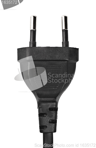 Image of black electric plug