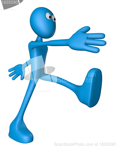 Image of blue guy marshes