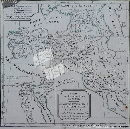 Image of Antique map of ecclesiastical Turkey and Persia
