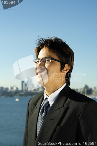 Image of Happy businessman