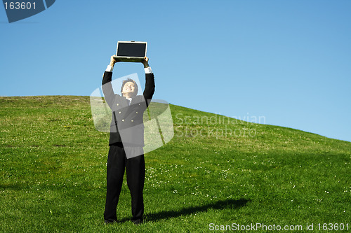 Image of Happy businessman