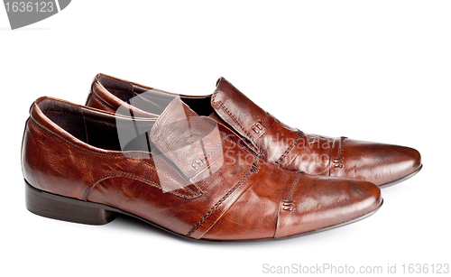 Image of brown shoes pair