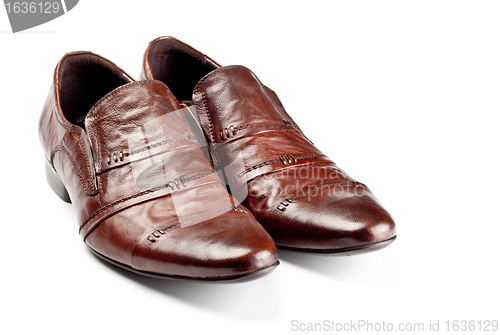 Image of brown shoes pair