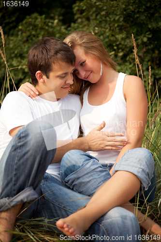 Image of couple dreaming about child