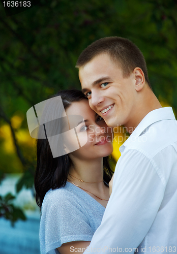 Image of couple in summer park