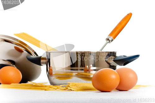 Image of cooking spaghetti