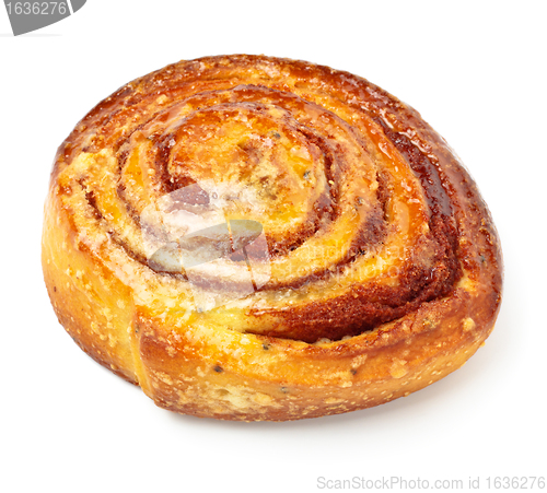 Image of sweet bun with cinnamon