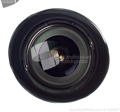 Image of wide angle zoom lens