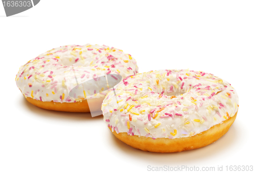 Image of two sugar glazed donuts