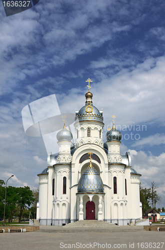 Image of church under blue sky