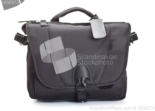 Image of black bag for photo accessories