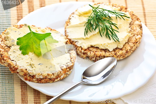 Image of two corn bread with cheese