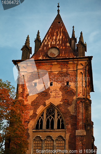 Image of old gothic tower 