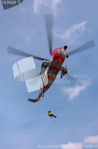 Image of Sea King rescue helicopter