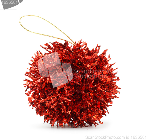 Image of red decoration ball