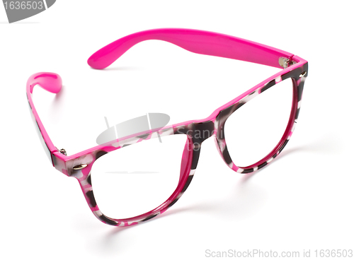 Image of pink eyeglasses