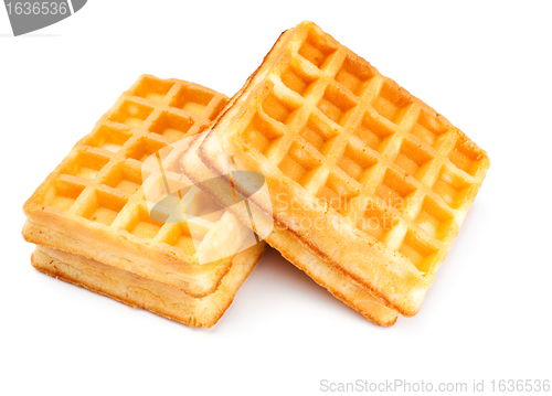 Image of two soft waffles