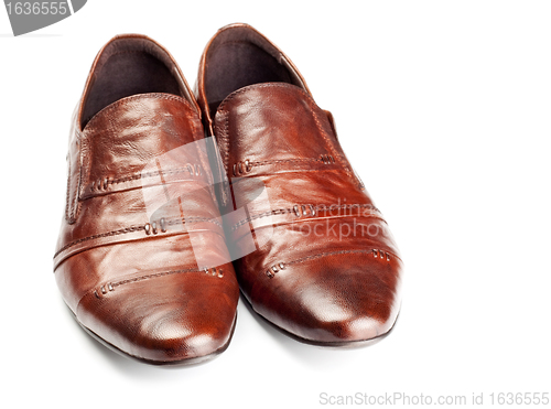 Image of brown shoes pair