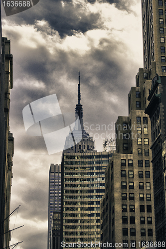 Image of Skyscrapers of New York City in Winter