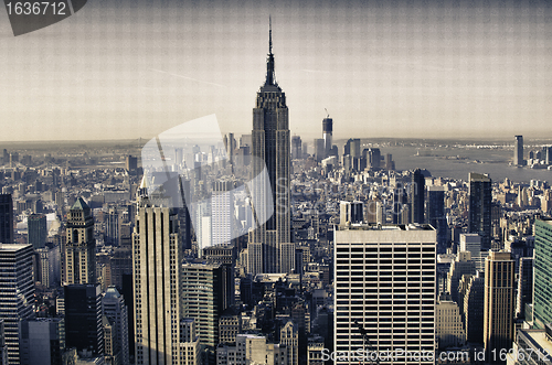 Image of Skyscrapers of New York City in Winter