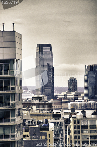 Image of Tall Buildings in New York City