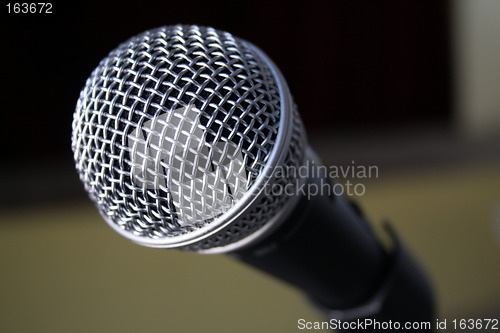 Image of Microphone close-up