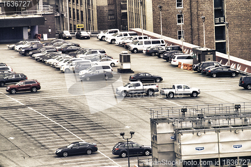 Image of Elevated open Parking in New York City, U.S.A.