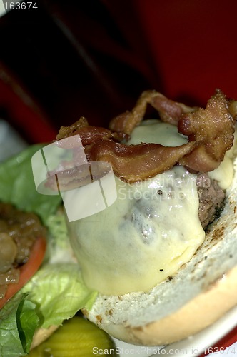 Image of bacon cheeseburger