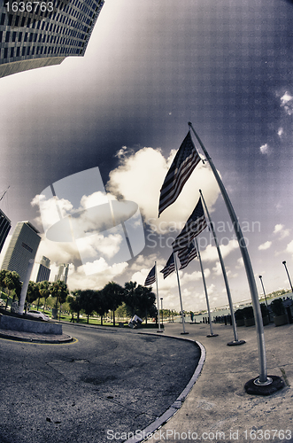 Image of Miami Skyscrapers near Bayfront Park