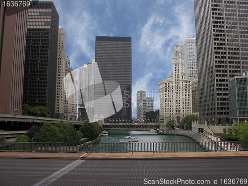 Image of Skyscrapers of Chicago and its River