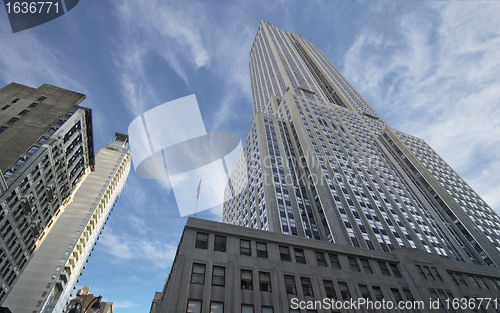 Image of Clouds over the Empire State Building, New York City