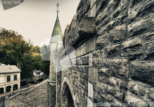 Image of Architecture and Colors of Quebec City