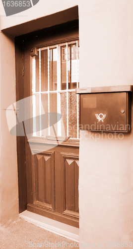 Image of Red door